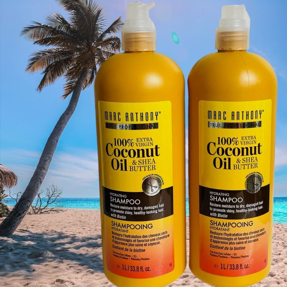 2 Marc Anthony Hydrating & Moisturizing Shampoo with Coconut Oil & Shea Butter